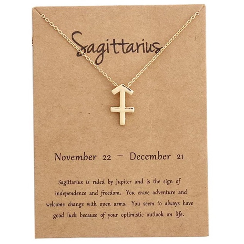 Astrological Zodiac Sign Star Sign Necklace